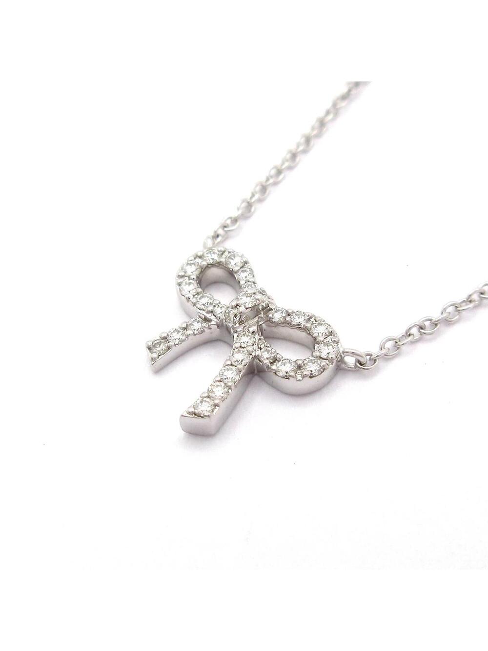 Tiffany&Co. Ribbon/Bow Pendant 18K #311795T12B